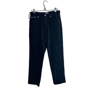 Calvin‎ Klein Velvet High-Rise Baggy Y2K Jeans Women’s 6 100% Cotto